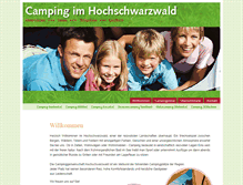 Tablet Screenshot of camping-im-hochschwarzwald.de